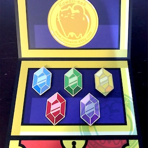 Set of 5 Rupees - Zelda Breath of the Wild Rupee Pins