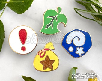 Animal Forest Artikel Emaille Pin Set