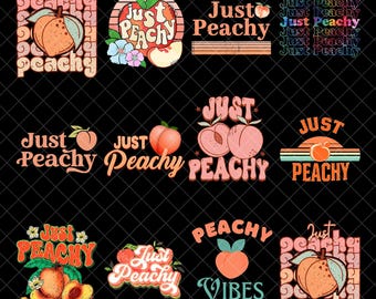 „Just Peachy“-PNG-Bundle, „Just Peachy“-Cliparts, Sarkastisches Skelett (PNG), Weinendes, schnippisches Skelett, Sublimationsdesign, PNG-Download