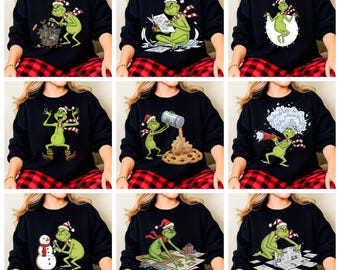 Neujahr 2026 PNG-Bundle: Dekorative Schleife aus Kunstgarn für ein fröhliches neues Jahr 2026 – Trendige Shirt-Designs für Sublimationsdruck