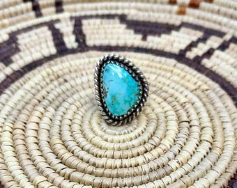 Carico Lake turquoise ring size 8