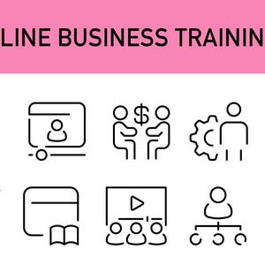 Education & E-Learning Line Icons – 40 Minimalist Vector Icons