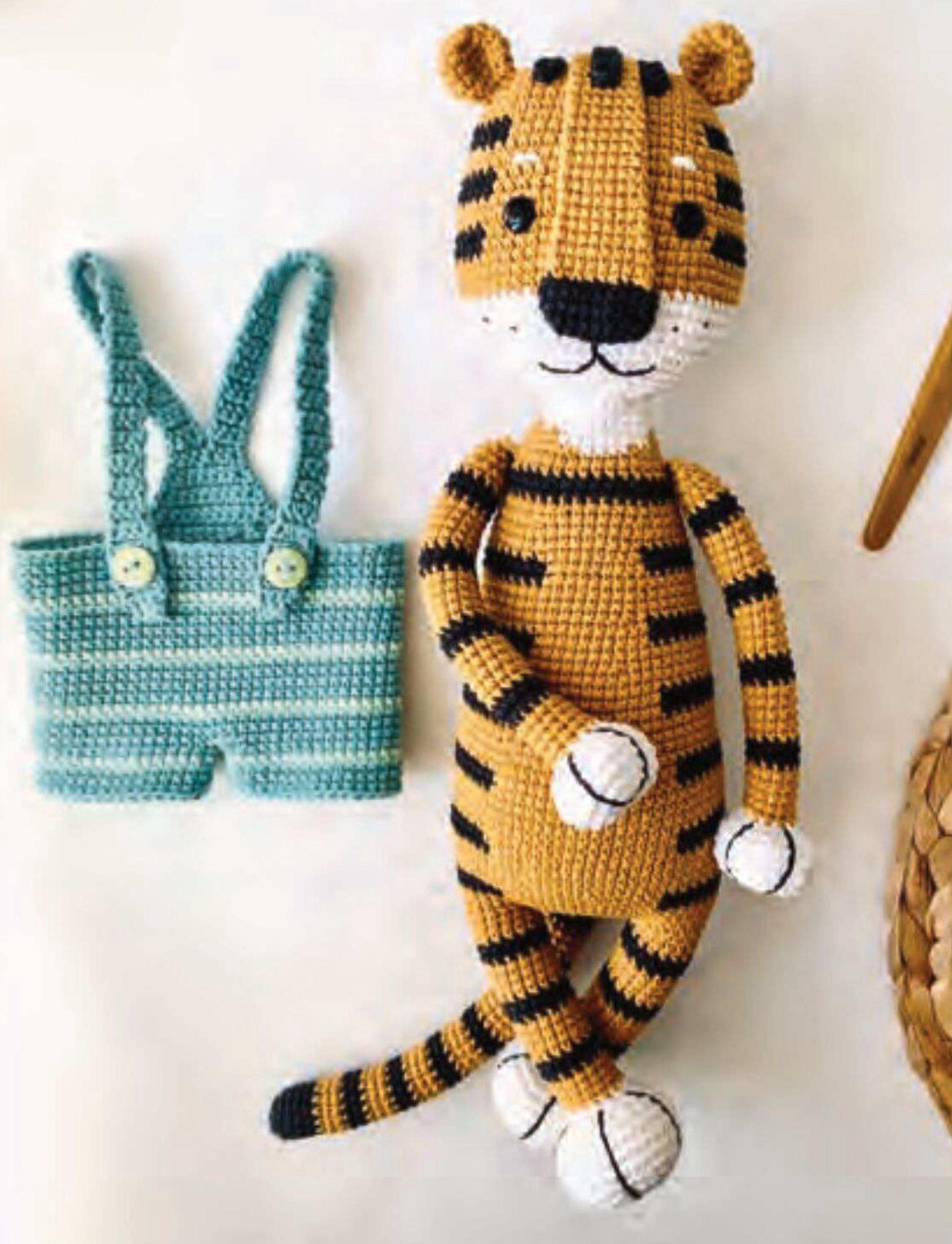 Kbc Pattern Crochet Tıger Amigurumi Pattern, PDF in German - Etsy