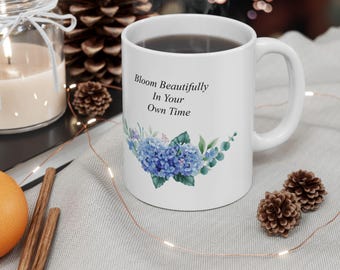 Floral Name Personalized Mug | Ceramic Mug