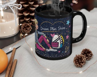 Barbie Black Coffee Mug