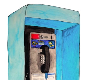 Payphone Greeting Card