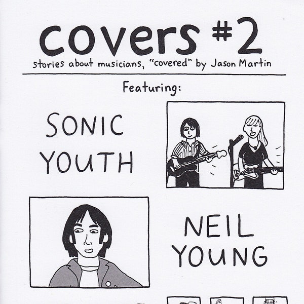 Covers #2: Stories About Musicians (Comics Zine)