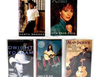 1990s Country Cassette Tape (5-Pack Grab Bag)