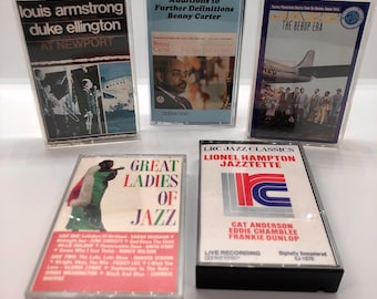 Jazz Classics Cassette Tape Grab Bag (Vintage 5-Pack)