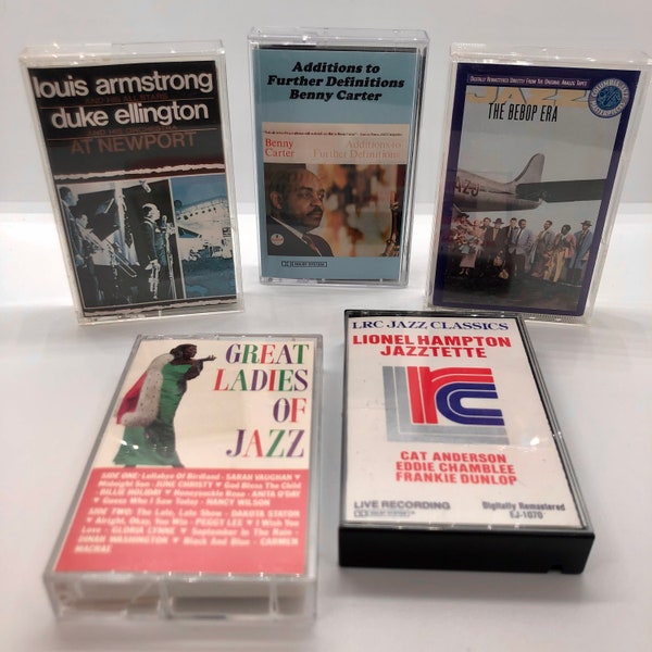 Jazz Classics Cassette Tape Grab Bag (Vintage 5-Pack)