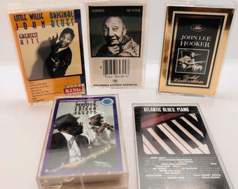 Blues Cassette Tape Grab Bag (Vintage 5-Pack)
