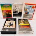 Vintage Cassette Tape Grab Bag, Curated 5-Pack, 50+ Genres (New Wave, Classic Rock, Motown, more!)