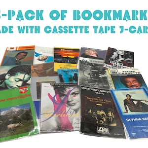Cassette Art Bookmark Grab Bag (Laminated Vintage J-Cards)