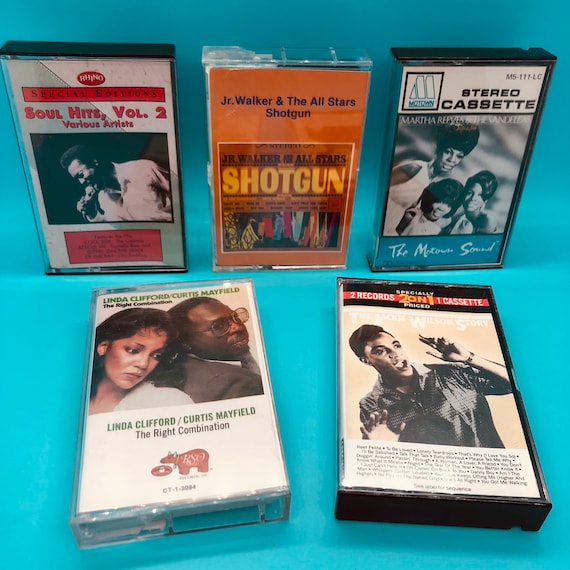 1960s + 1970s Soul Music Cassette Tape Grab Bag (Vintage 5-Pack) (Motown + More!)