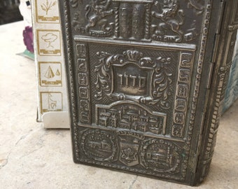 Hebrew Siddur Daily Prayer Book Bezalel Silver Vintage Made in Israel 1960&#39;s Printed in Israel In Original Box
