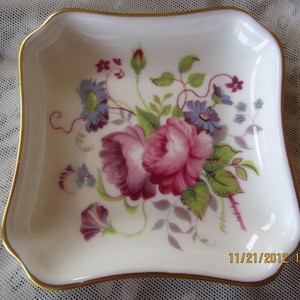 Coalport Ceramic Rose Dish