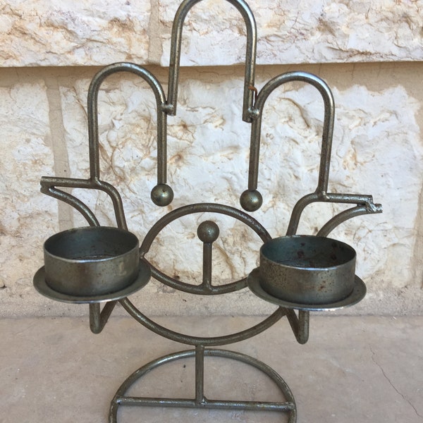 Shabbat Candle Holder Etsy