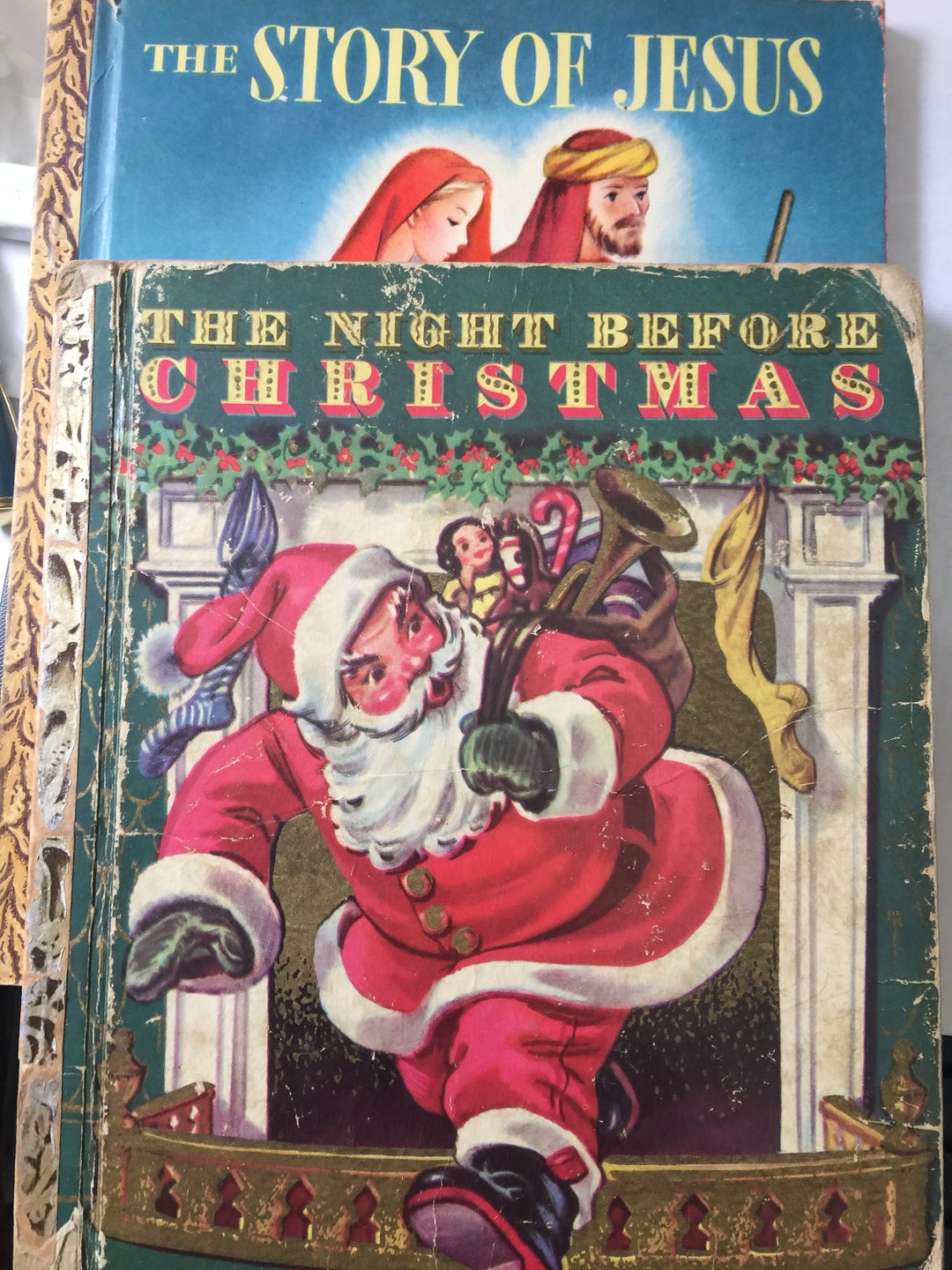 Christmas Vintage Children's Books Little Golden Books the Story of ...