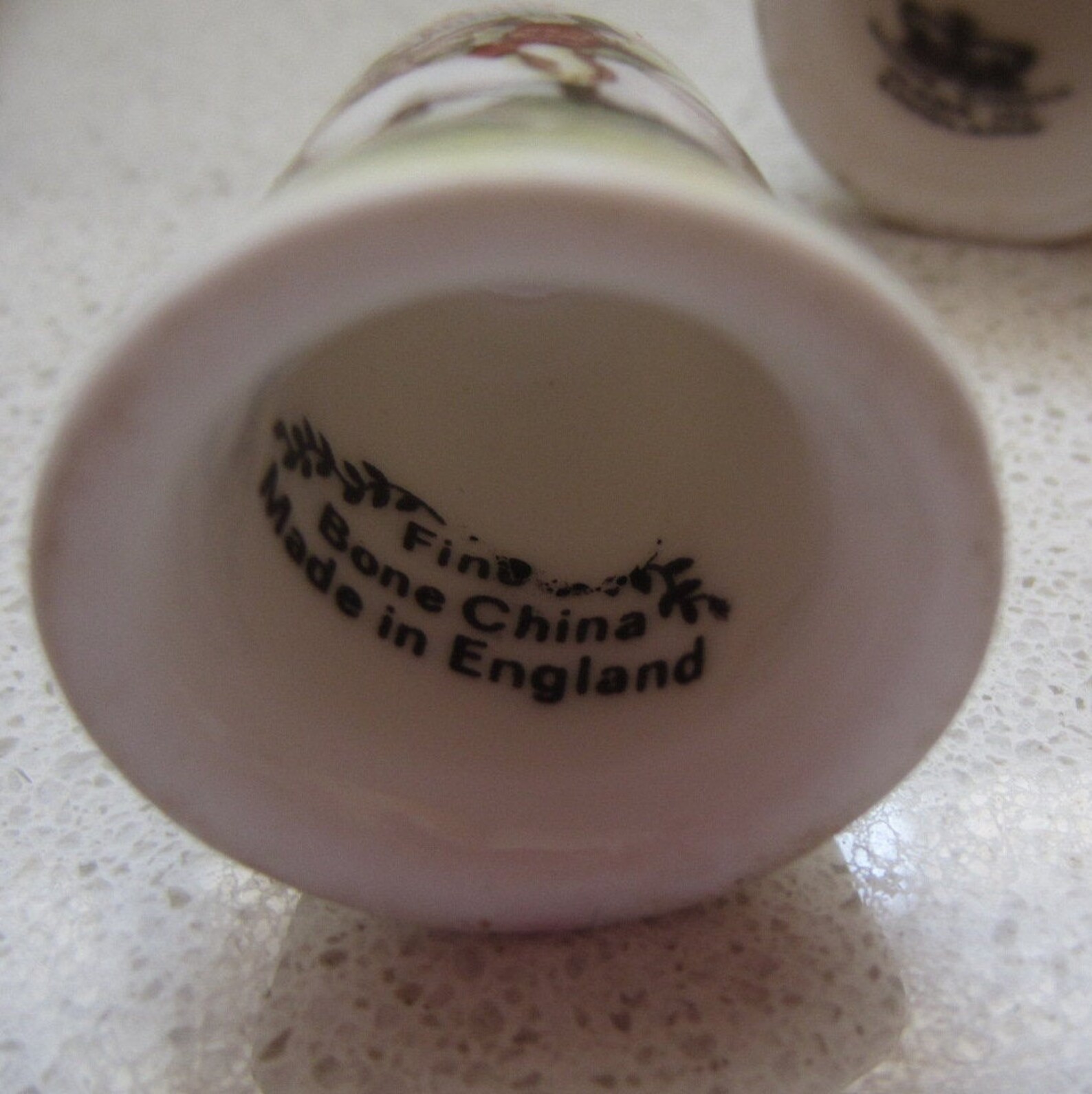 Four Thimbles Made in England Bone China Vintage Etsy