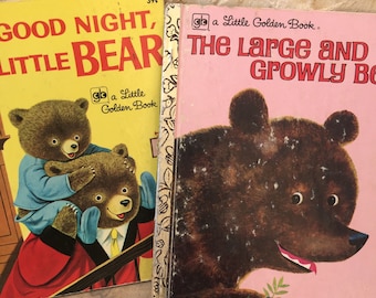 Twee klassieke berenverhalen Little Golden Books Vintage 1960-70's