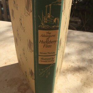 The Adventures of Huckleberry Finn by Mark Twain 1948 Edition Grosset and Dunlap, Inc.