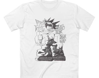YSK Graphic Tee With Punk Style Boy, Regular Fit - Etsy