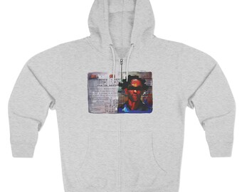Boxy Trapstar Unisex Zip Hoodie - Cool, Casual Fashion for Everyday Use, Gift, Cozy, Unique Style, Streetwear, Layering