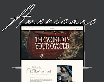 Modello di sito web editoriale - Squarespace Fluid Engine