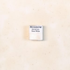 Bone White Watercolor Paint | Handmade, Natural Organic Pigment