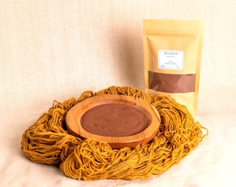 Cutch Dye  |  Natural, Plant Yellow Brown for Wool, Silk, Cotton, Linen