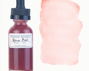 Brown Pink  Watercolor Ink | Handmade Pigment
