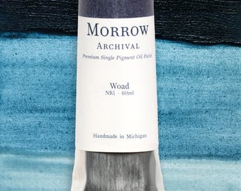 Woad Blue Oil Paint  |  Handmade, Natural, Single Plant Pigment
