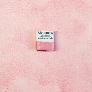 Aquarelle rose lac Brazilwood | Pigment organique naturel fait main