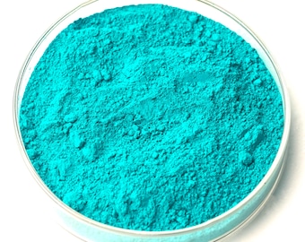 Smaragd Dioptas Pigment |  Natürliches Mineral für Öl, Aquarell, Enkaustik, Fresko, Tempera