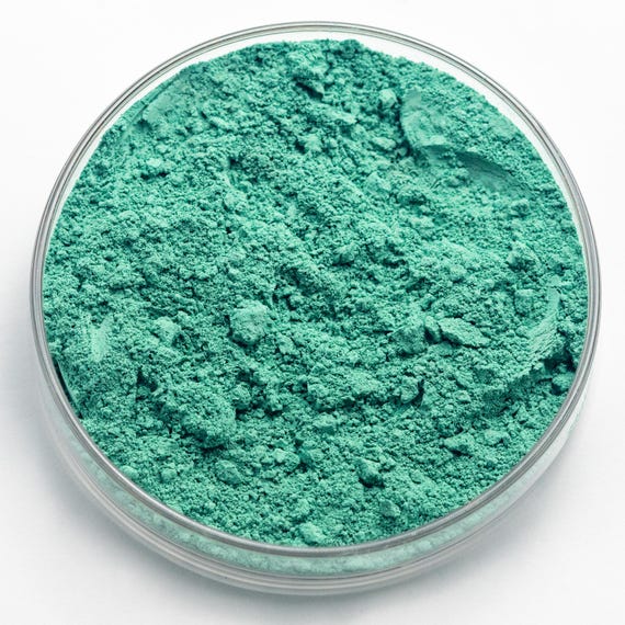Malachite Pigment  |  Natural, Green Mineral for Oil, Watercolor, Encaustic, Fresco, Tempera