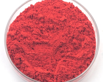 Stein Zinnober Pigment |  Natürliches Mineral für Öl, Aquarell, Enkaustik, Fresko, Tempera