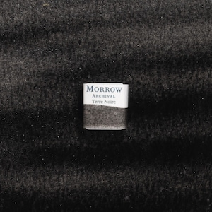 Terre Noire Black Earth Watercolor Paint | Handmade, All Natural Ochre Pigment