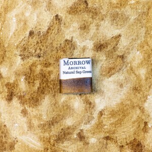 True Sap Green Buckthorn Watercolor Paint | Handmade, Natural Organic Pigment