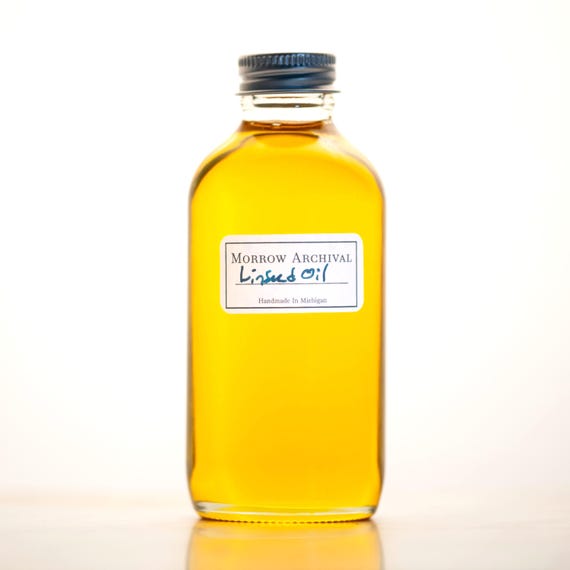 Cold Pressed Unrefined Linseed Oil Medium