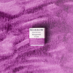 Manganese Violet Watercolor Paint | Handmade, PV16 Pigment