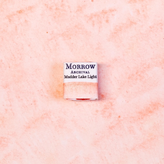 Madder Lake Light Pink Watercolor Paint | Handmade, Natural Organic Pigment