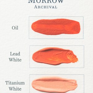 Orange Realgar Oil Paint | Handmade, Natural, Single Mineral Pigment image 2