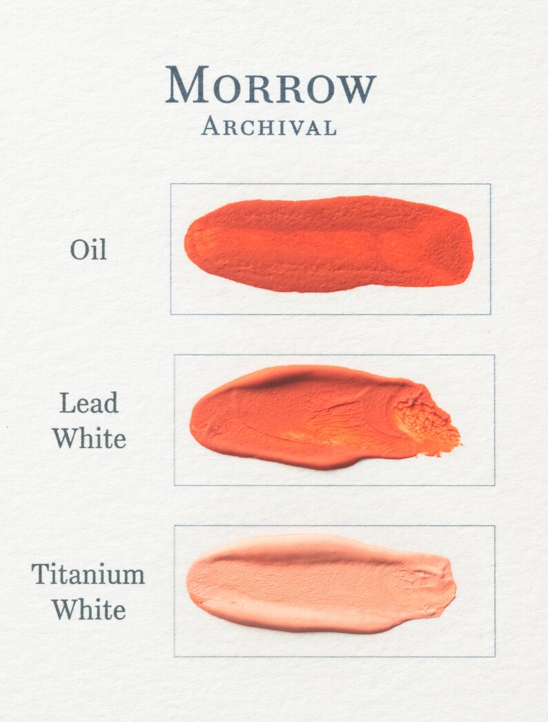 Orange Realgar Oil Paint | Handmade, Natural, Single Mineral Pigment image 2