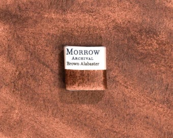 Brown Alabaster Watercolor Paint | Handmade, Natural Mineral Pigment