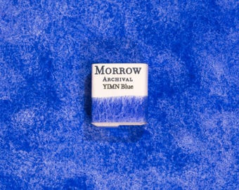 Pintura de acuarela azul YInMn / Hecha a mano, pigmento moderno