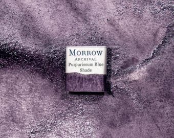 Purpurissum Tyrian Deep Purple Watercolor Paint | Handmade, Natural Organic Pigment