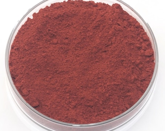 Vermilion Pigment | SEE SAFETY | Synthetic Historic Pigment for Oil, Watercolor, Egg Tempera, Encaustic, Cold Wax, Fresco
