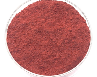 Indian Red Ochre Pigment  |  Natural Earth for Oil, Watercolor, Encaustic, Fresco, Tempera