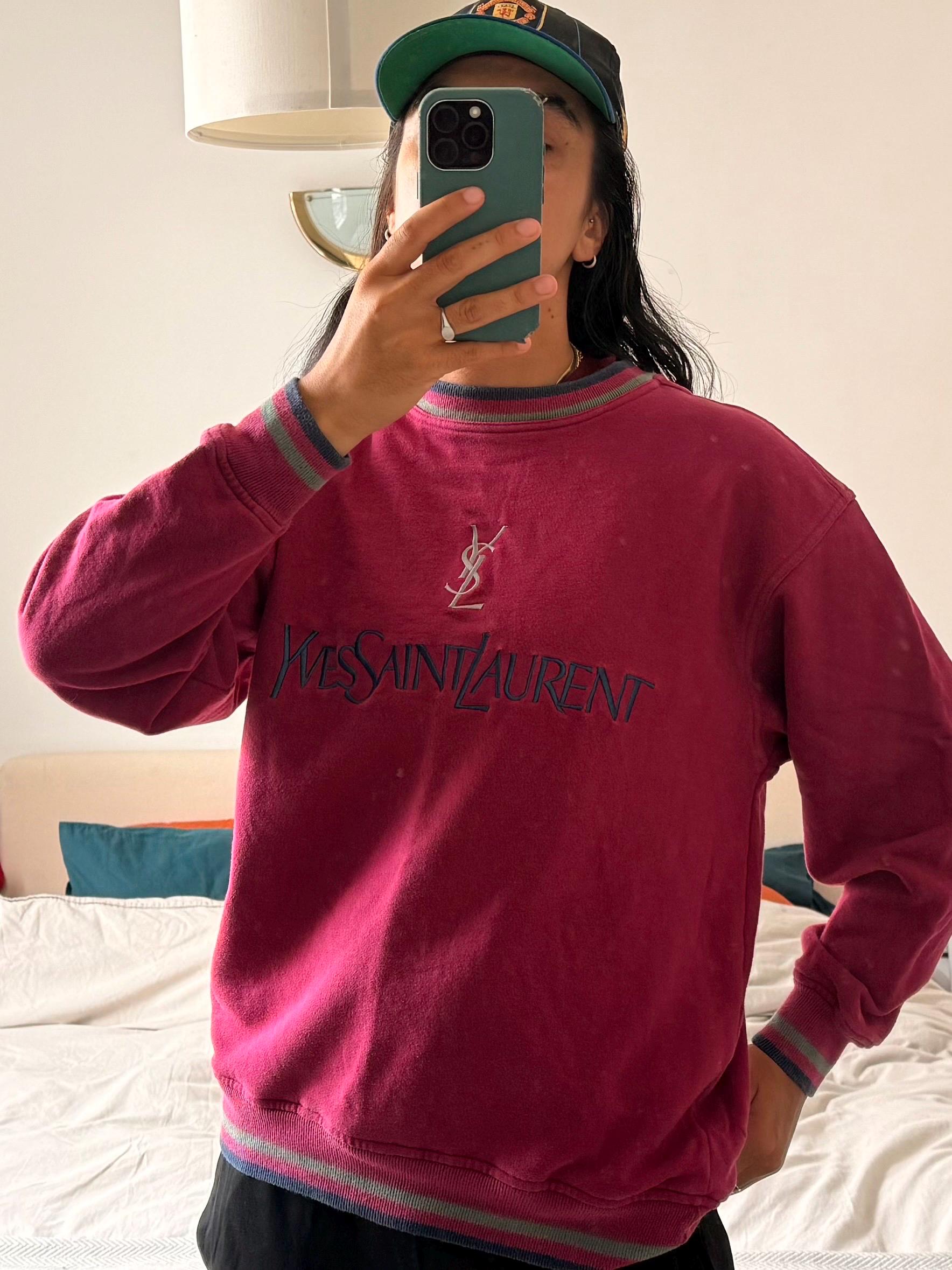 Yves Saint Laurent ピンク スウェット Saint Laurent Sweatshirt | Saint Laurent | YSL US