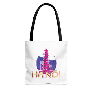 Tote Bag - Tran Quoc Pagoda Hanoi Vietnam, Traveler&#39;s Accessories, Religious Buddhism Gift, Cultural Souvenir, Spiritual Carryall, Ethnic